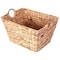 Vintiquewise Large Multipurpose Handwoven Water Hyacinth Wicker Basket, Ideal for Organizing and Storing QI003365.L - alternate 1